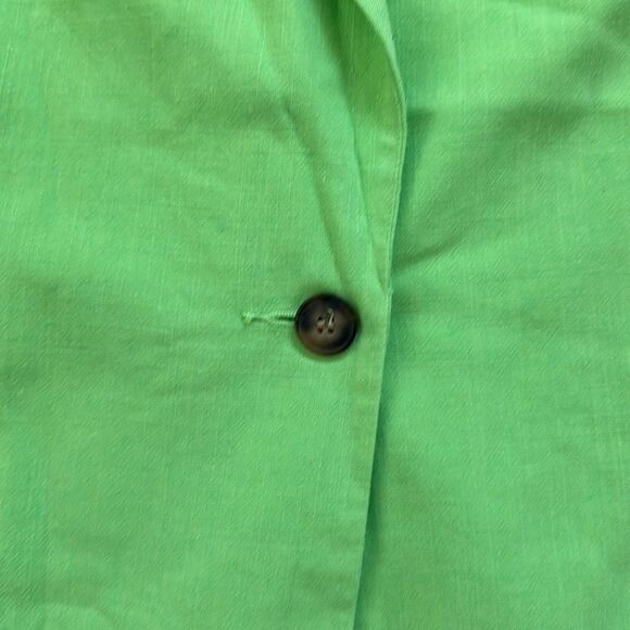 ASOS DESIGN Slim Fit Suit Blazer with Linen Green Size 12 US - Picture 9 of 11